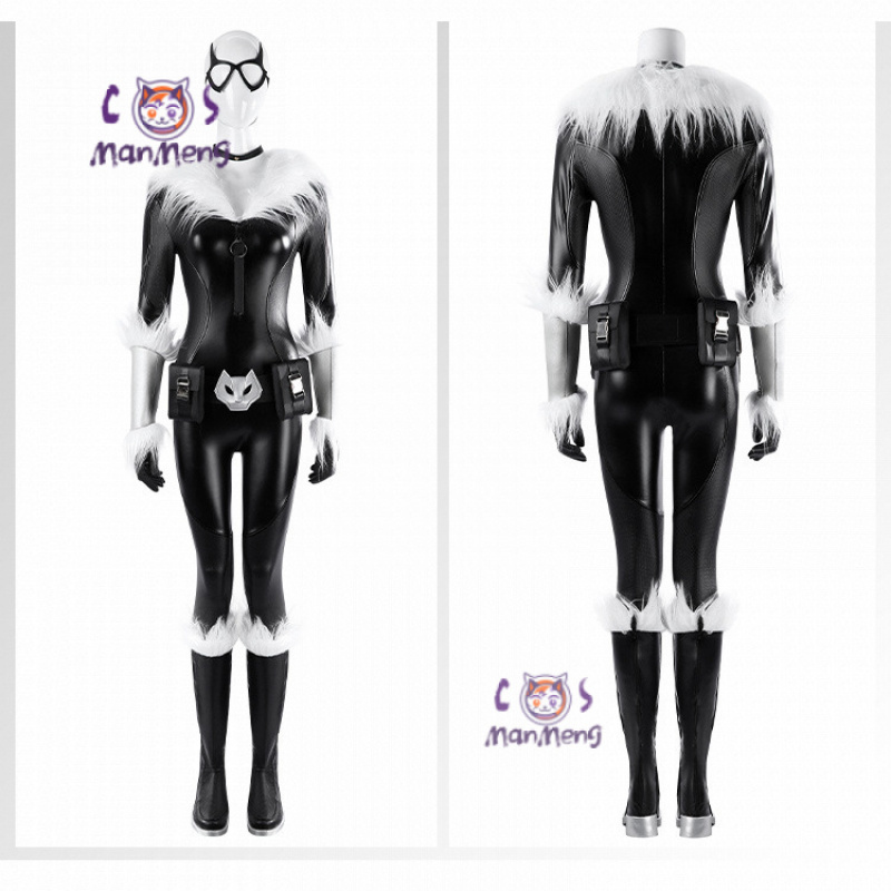 Black Face Mask Pack - Hitam kucing Felicia harly Cosplay kostum