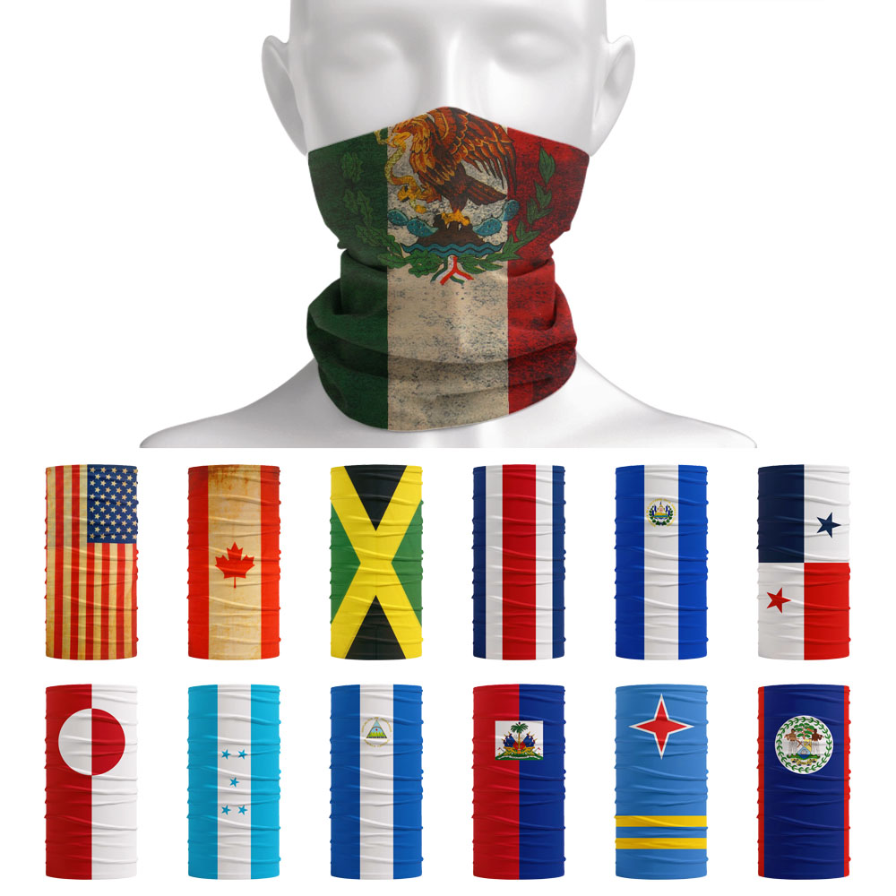 Bandana Bendera Nasional Ameri - Neck Gaiter Face Cover ulasan dan harga