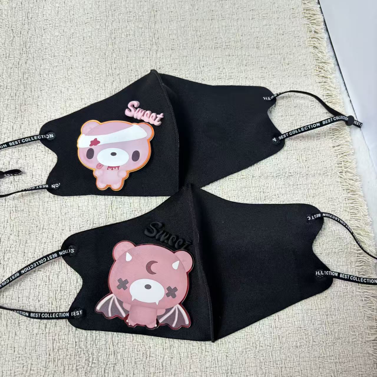 Masker Wajah Kain Beruang Kart - Cloth Face Mask Washable ulasan dan harga