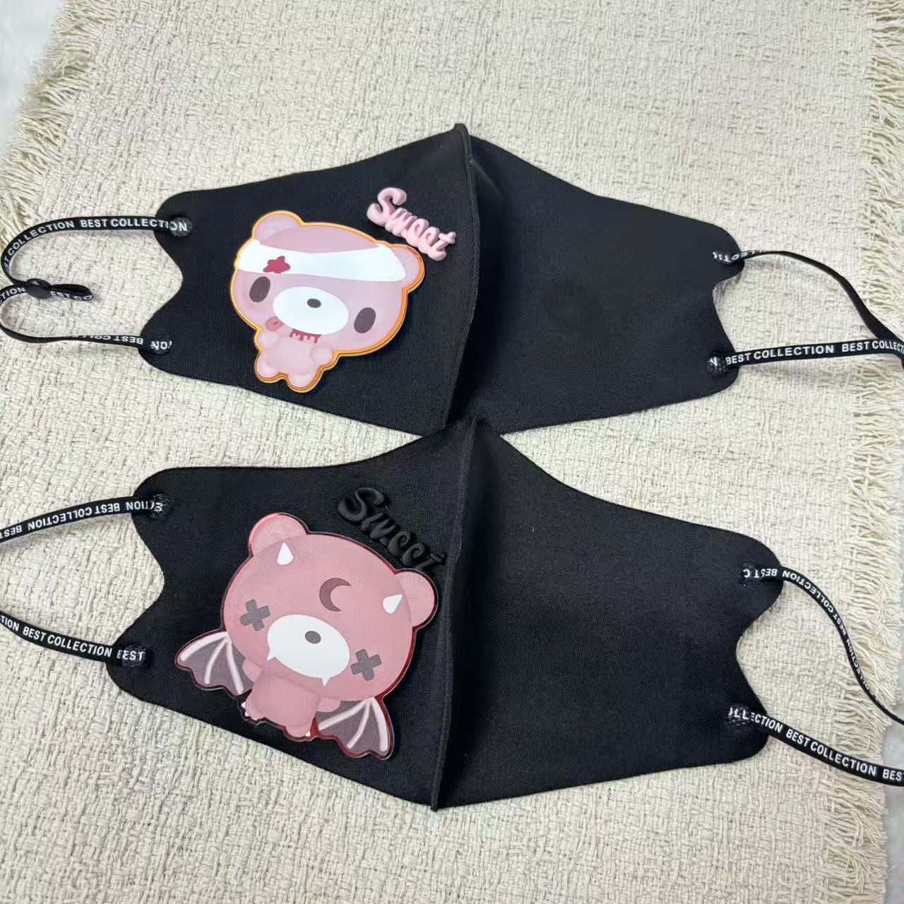 Masker Wajah Kain Beruang Kart - Cloth Face Mask Washable ulasan dan harga