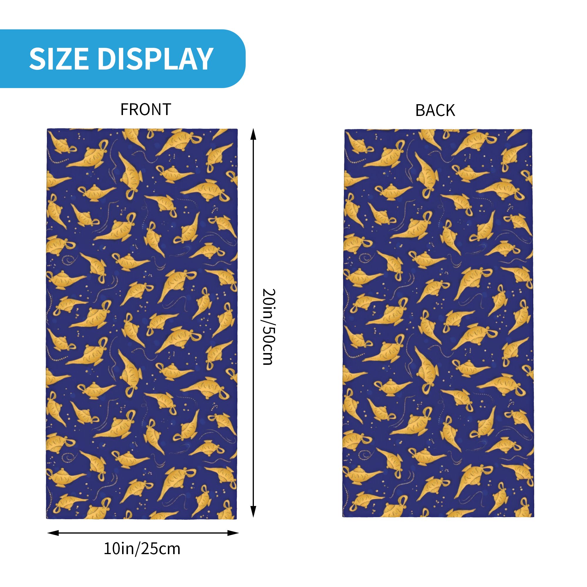 Bandana Leher A-Aladdin Genie  - Neck Gaiter Face Cover ulasan dan harga